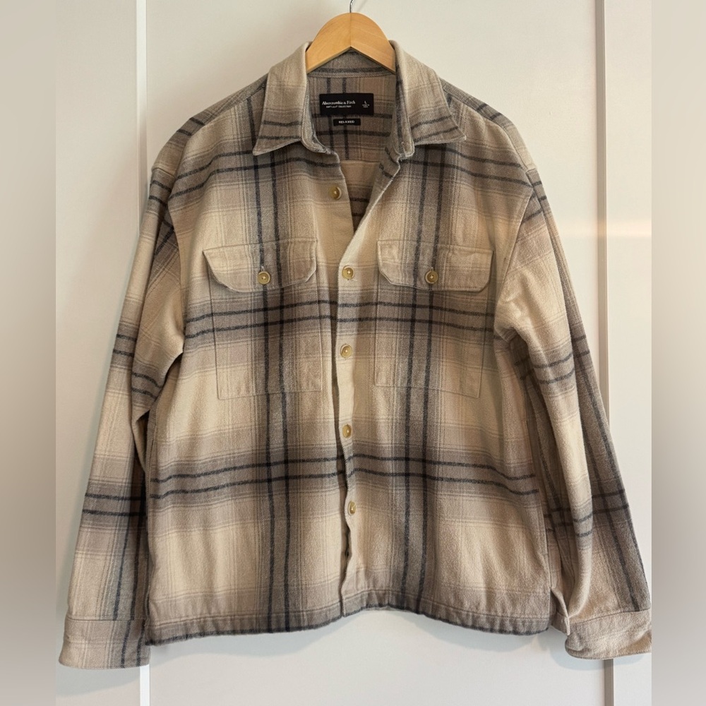 Abercrombie & Fitch Relaxed Fit Shacket
